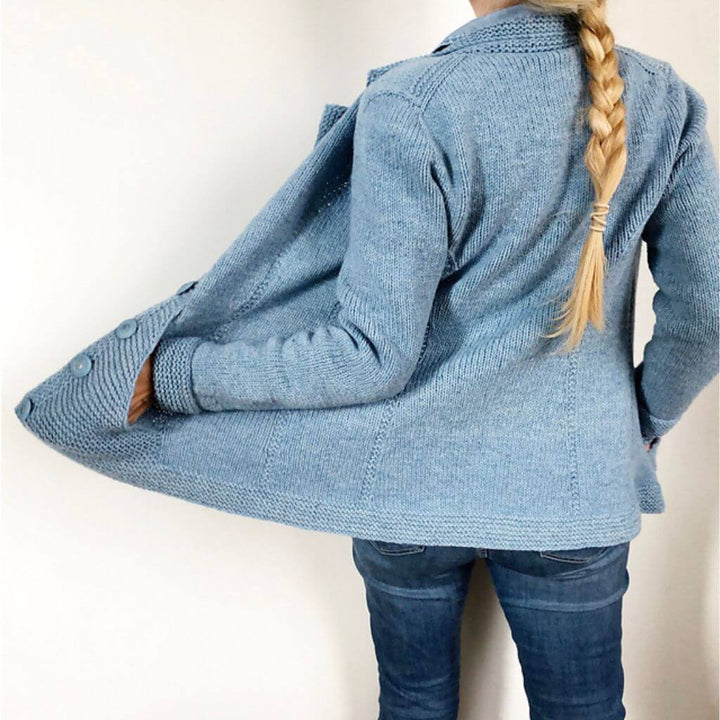 Hinterm Stein Strickjacke Big Triangle Strickanleitung - Hinterm Stein (PDF) bei bei bei bei Lieblingsgarn