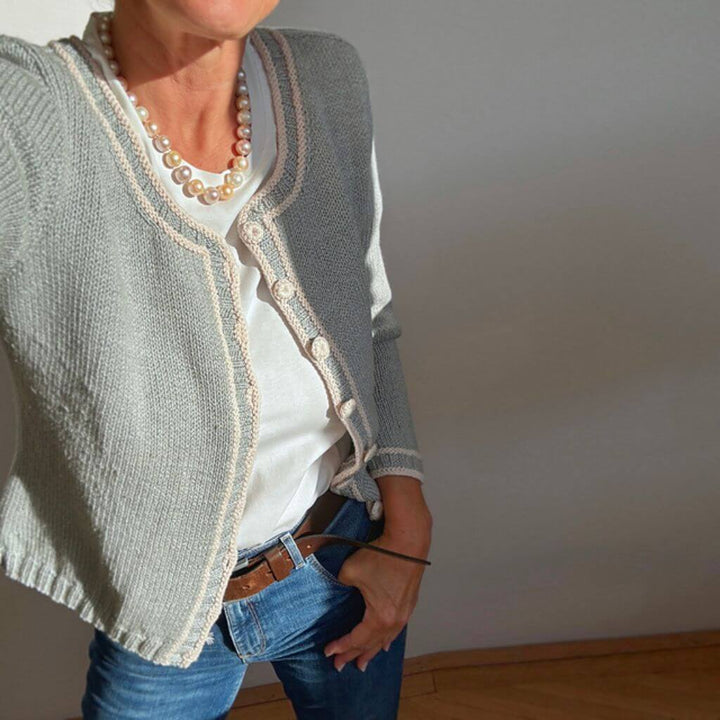 Hinterm Stein Strickjacke Bright as a Button Strickanleitung - Hinterm Stein (PDF) bei bei bei bei Lieblingsgarn