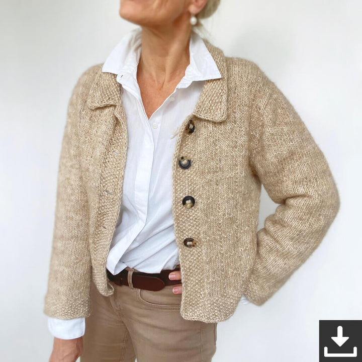 Hinterm Stein Cozy Cubes Jacke Strickanleitung - Hinterm Stein (PDF) bei bei bei bei Lieblingsgarn