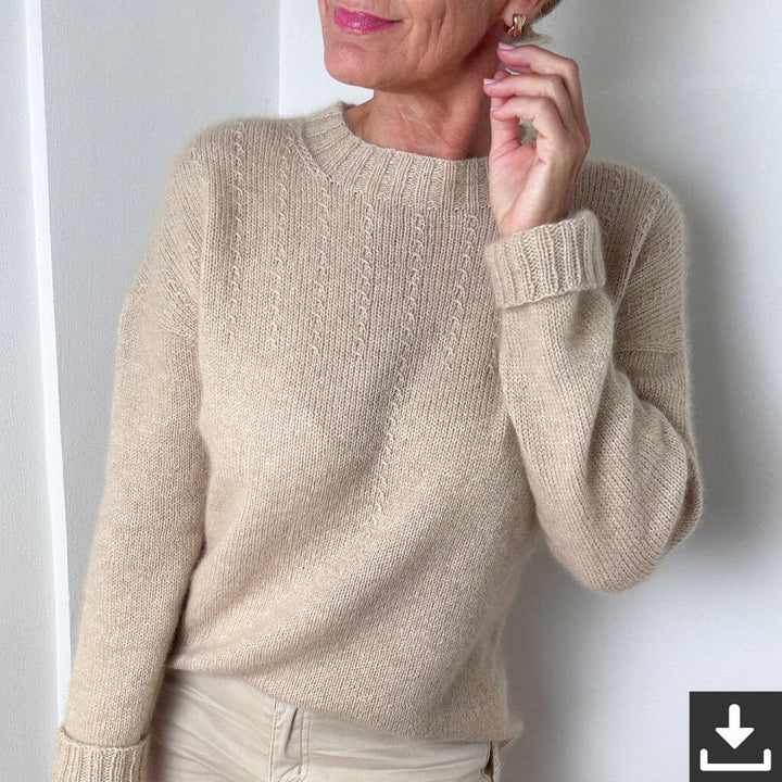 Hinterm Stein Old Money Sweater Strickanleitung - Hinterm Stein (PDF) bei bei bei bei Lieblingsgarn