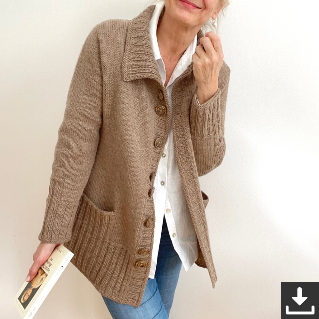 Hinterm Stein Pocket Edition Cardigan Strickanleitung - Hinterm Stein (PDF) bei bei bei bei Lieblingsgarn