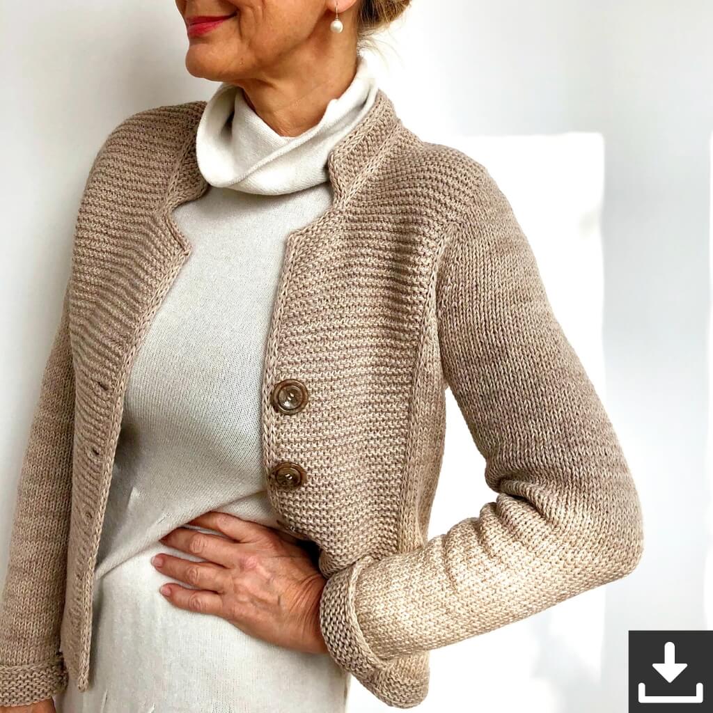 Hinterm Stein Ripple Jacket Strickanleitung - Hinterm Stein (PDF) bei bei bei bei Lieblingsgarn
