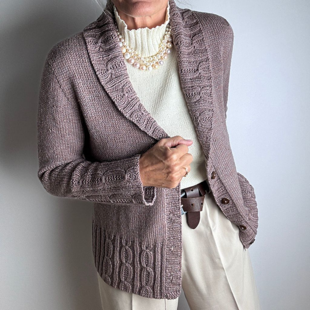 Hinterm Stein Pattern Strickjacke Soft Chains Strickanleitung - Hinterm Stein (PDF) bei bei bei bei Lieblingsgarn