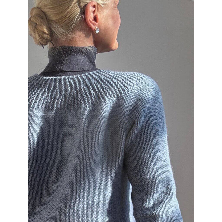 Hinterm Stein Pattern Strickjacke Turn around the Corner Strickanleitung - Hinterm Stein (PDF) bei bei bei bei Lieblingsgarn
