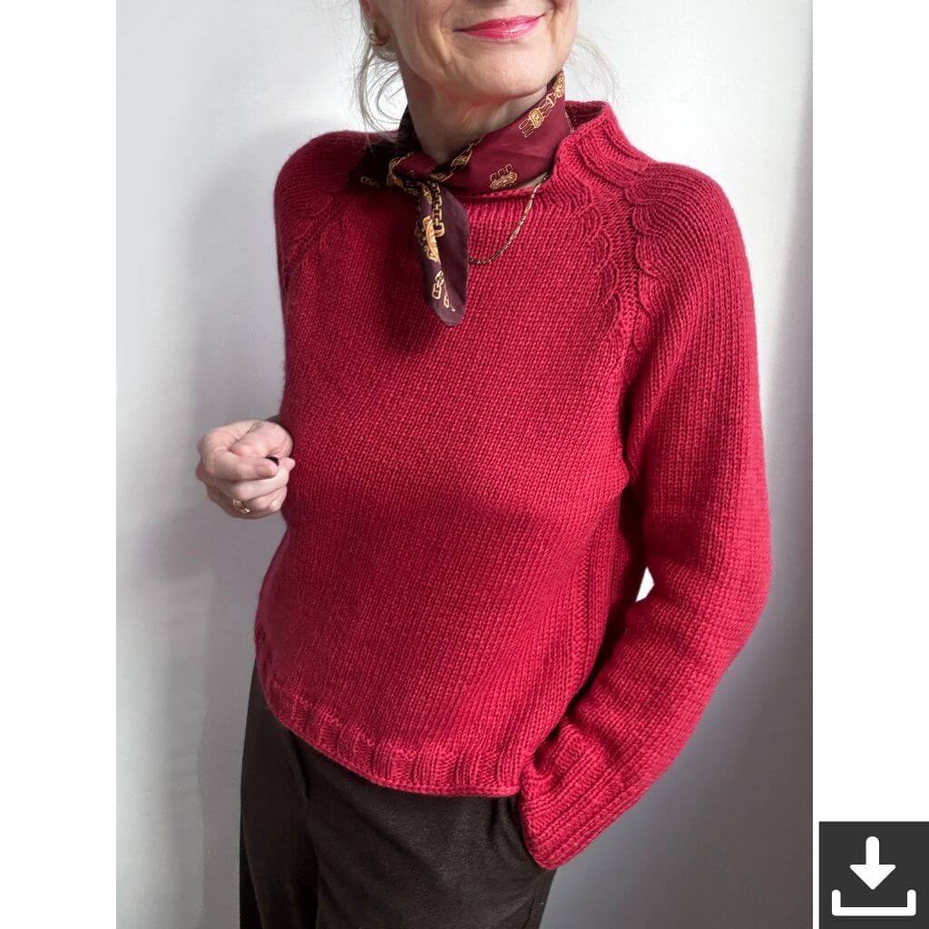 Hinterm Stein Pattern Wave Power Pullover Strickanleitung - Hinterm Stein (PDF) bei bei bei bei Lieblingsgarn