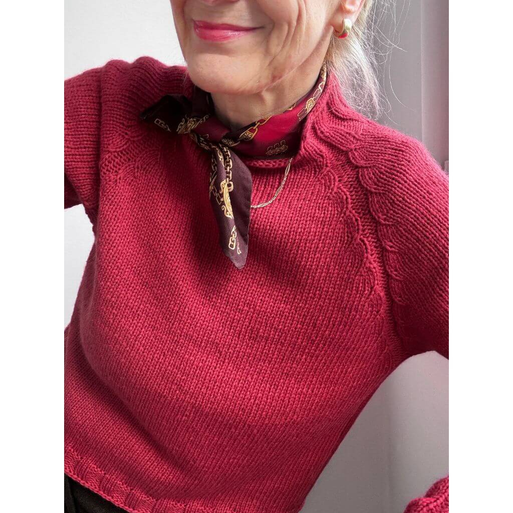 Hinterm Stein Pattern Wave Power Pullover Strickanleitung - Hinterm Stein (PDF) bei bei bei bei Lieblingsgarn