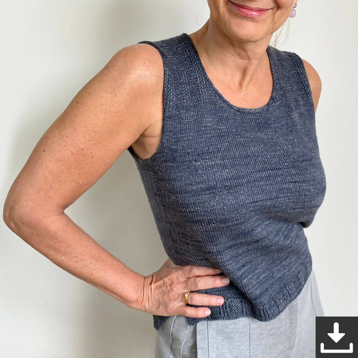 Hinterm Stein Pattern Top Zen with a Twist Strickanleitung - Hinterm Stein (PDF) bei bei bei bei Lieblingsgarn