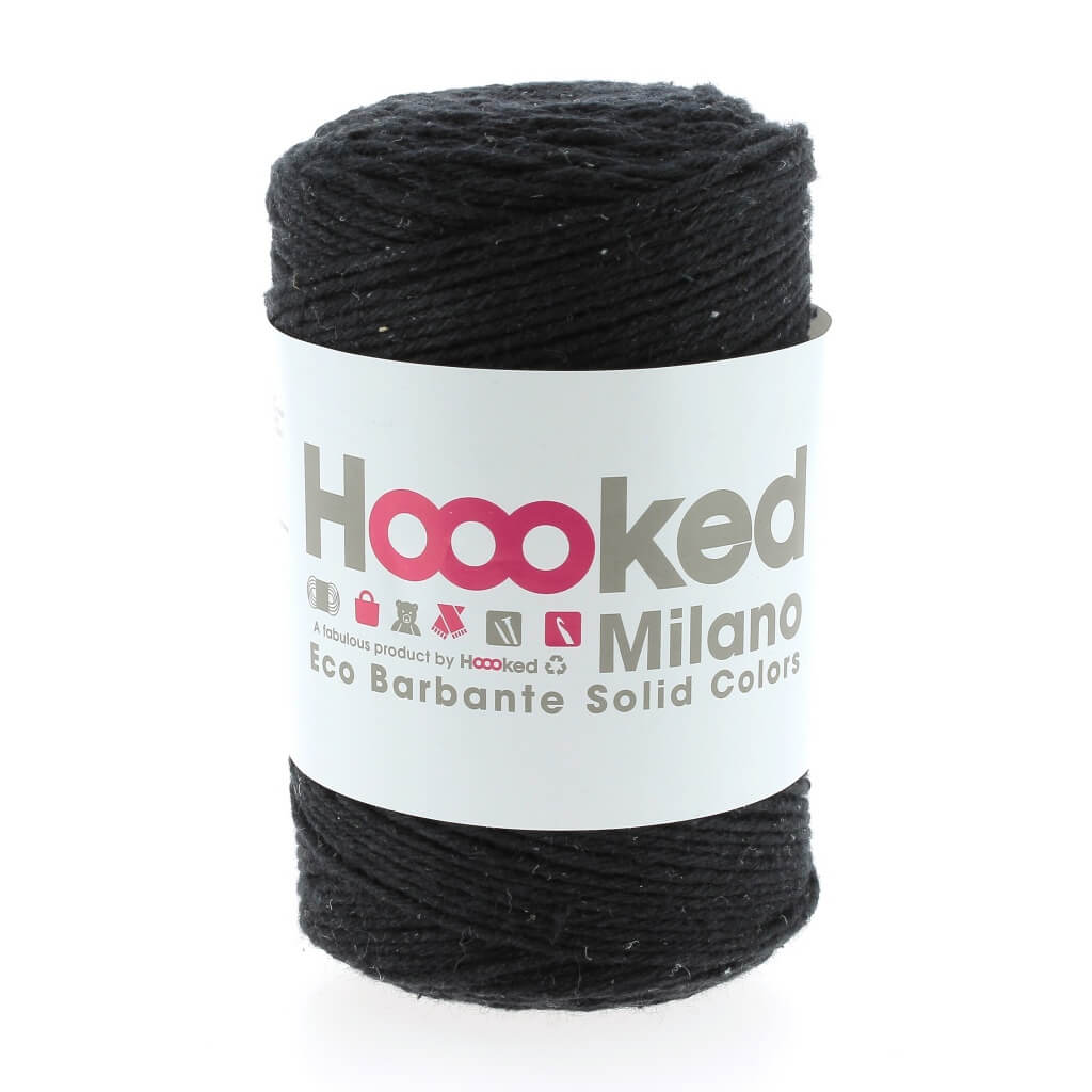 Hoooked Garn 250 - Noir Hoooked Milano Eco Barbante Lieblingsgarn