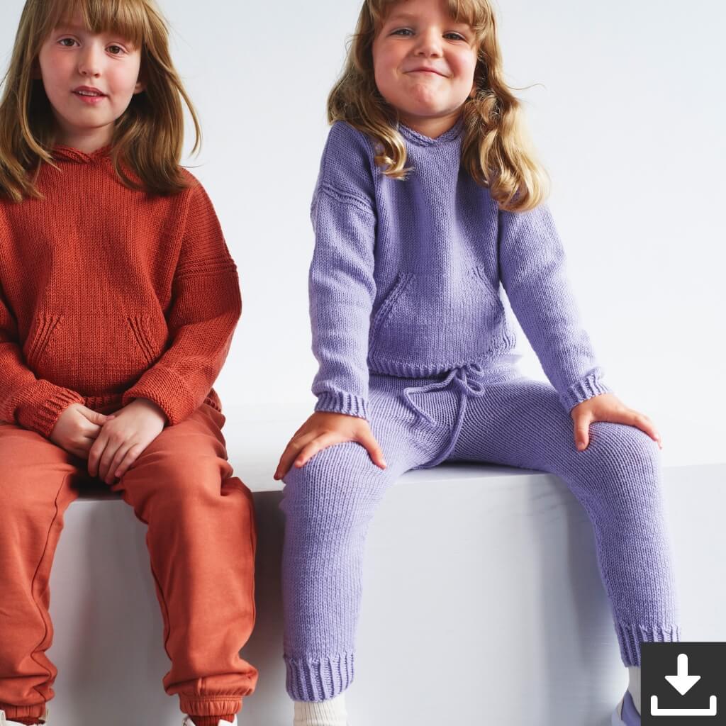 Lana Grossa Pattern Kinder Jogginghose Strickset - Lana Grossa (PDF) bei bei bei bei bei bei Lieblingsgarn