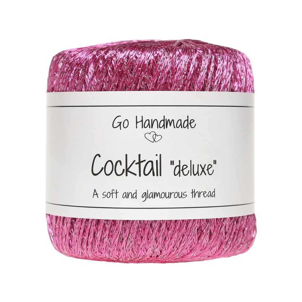 Go Handmade Yarn Cocktail "deluxe", Farbe Hot Pink – Synthetik bei Lieblingsgarn