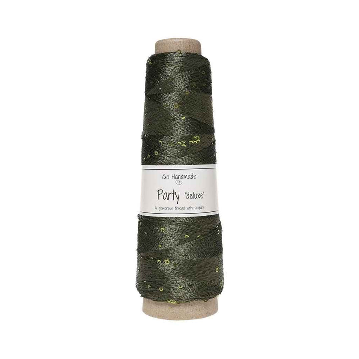 Go Handmade Yarn Party deluxe, Farbe Hunt.Green – Synthetik bei Lieblingsgarn