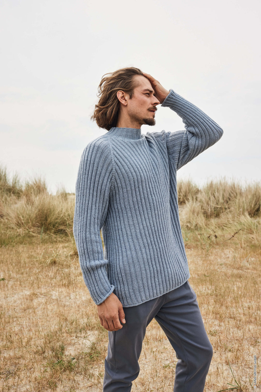Lana Grossa Pattern Herren Raglanpullover Strickanleitung - Lana Grossa (Heft) bei bei bei bei bei bei bei Lieblingsgarn