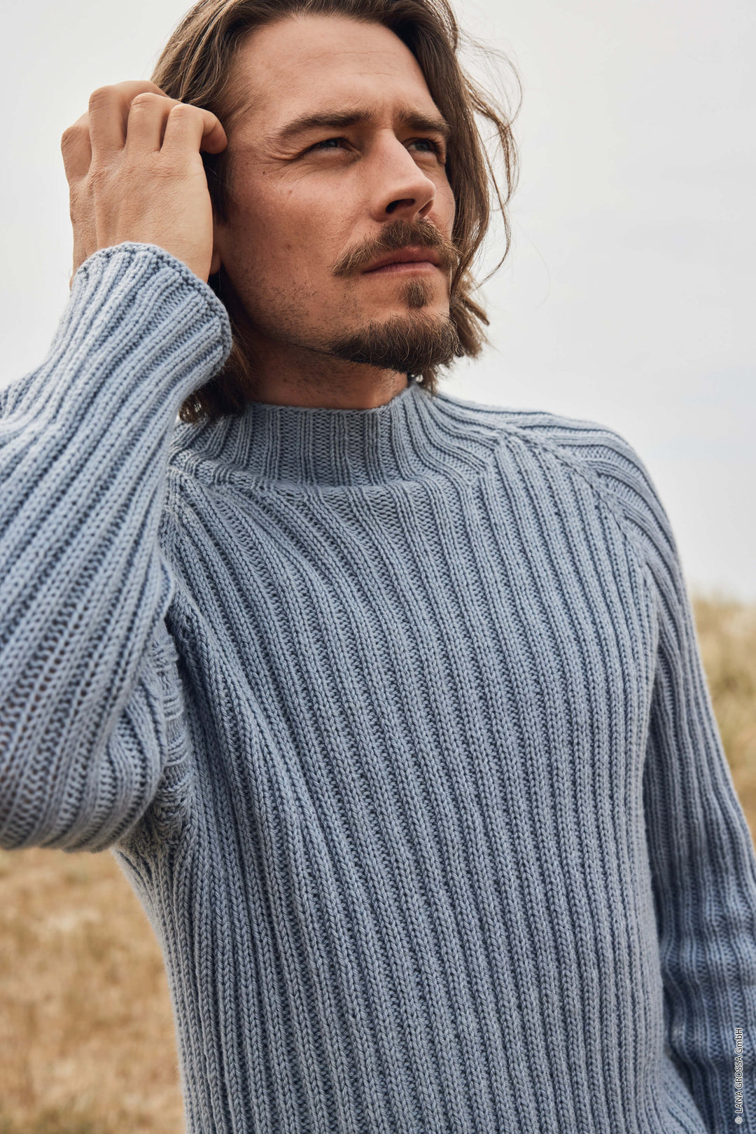Lana Grossa Pattern Herren Raglanpullover Strickanleitung - Lana Grossa (Heft) bei bei bei bei bei bei bei Lieblingsgarn