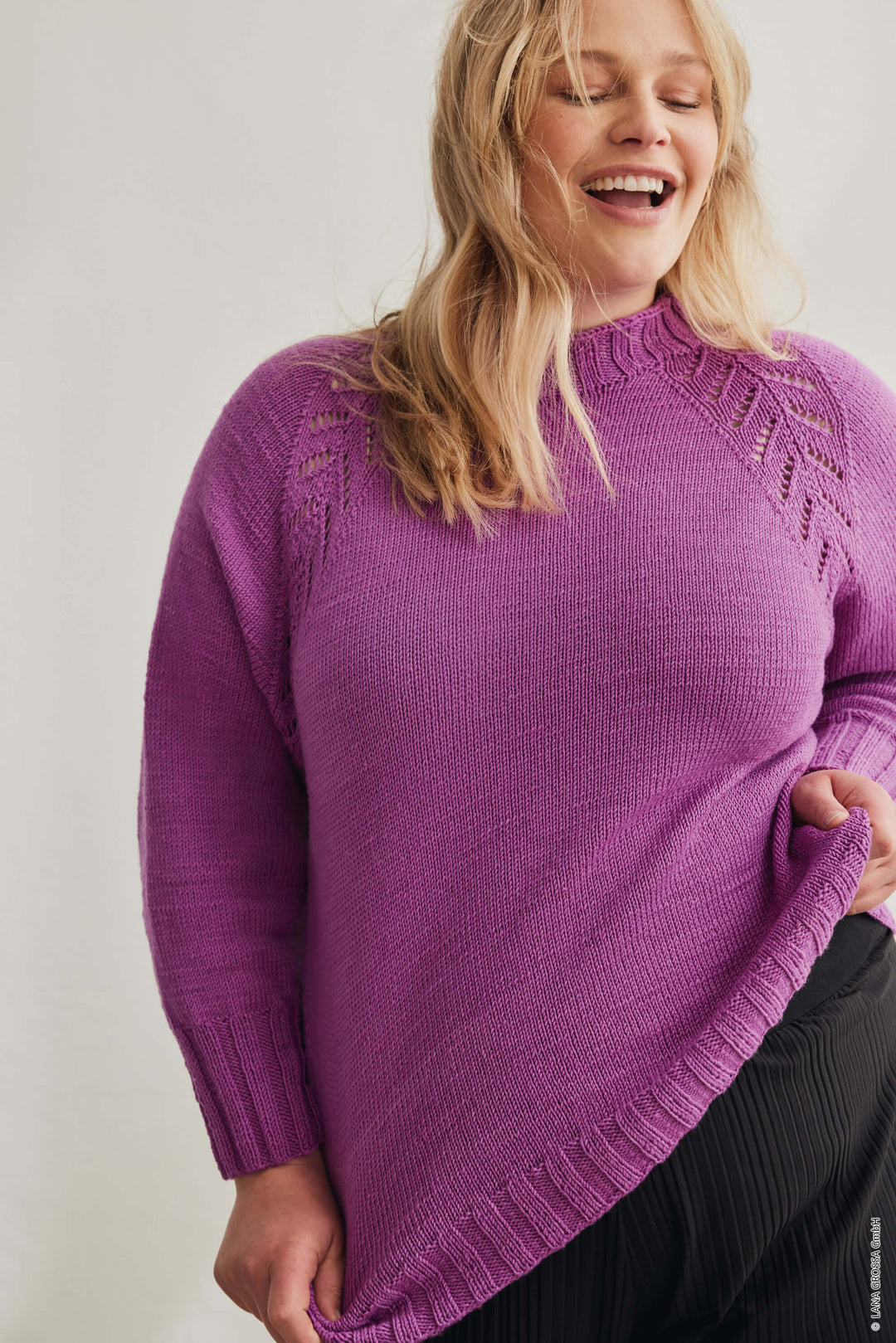 Lana Grossa Pattern Raglan Damen Pullover Strickanleitung - Lana Grossa (Heft) bei bei bei bei bei bei bei Lieblingsgarn