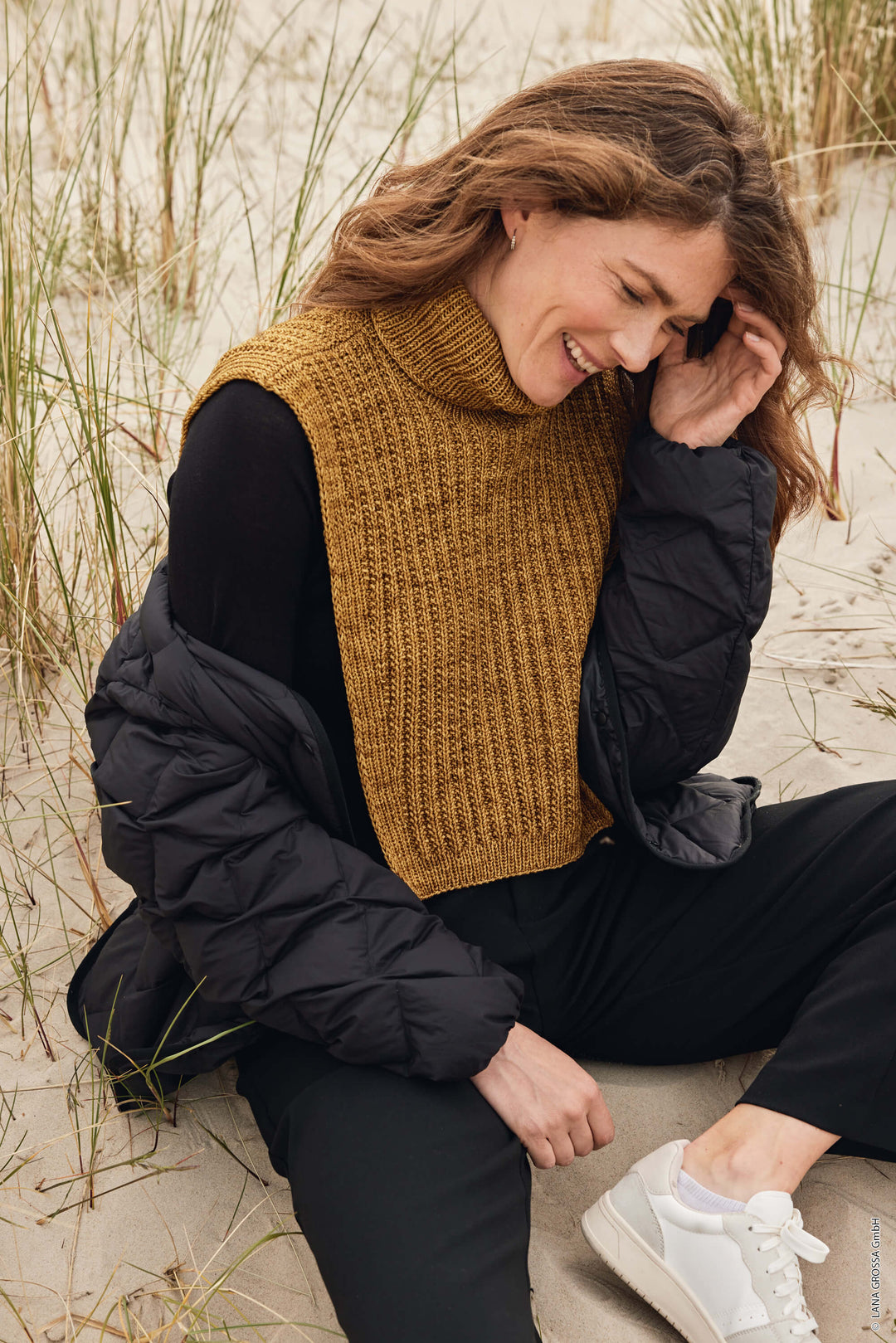 Lana Grossa Pattern Rollkrageneinsatz Damen Strickanleitung - Lana Grossa (Heft) bei bei bei bei bei bei bei Lieblingsgarn