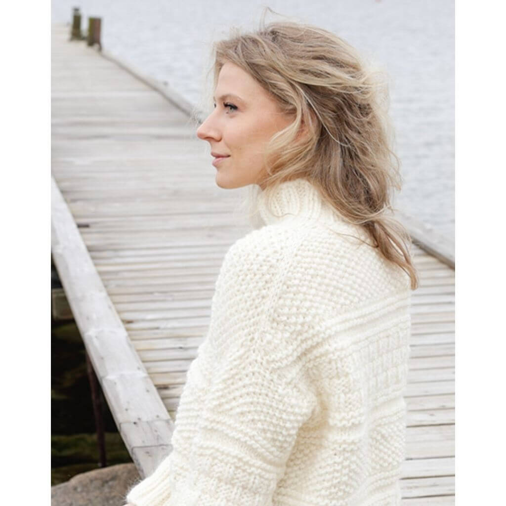 Drops Design Pattern Damen Pullover Ice Tide Strickanleitung - Drops (PDF) bei bei bei bei Lieblingsgarn