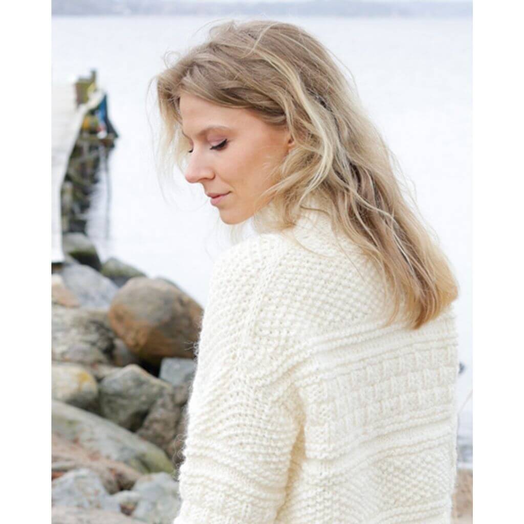 Drops Design Pattern Damen Pullover Ice Tide Strickanleitung - Drops (PDF) bei bei bei bei Lieblingsgarn