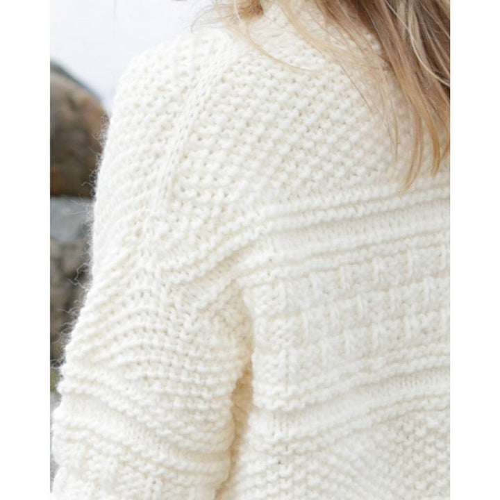 Drops Design Pattern Damen Pullover Ice Tide Strickanleitung - Drops (PDF) bei bei bei bei Lieblingsgarn
