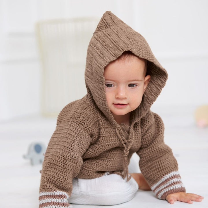 Lana Grossa Pattern Kapuzenpullover für Kinder Häkelanleitung - Lana Grossa (Heft) bei bei bei bei bei bei bei Lieblingsgarn