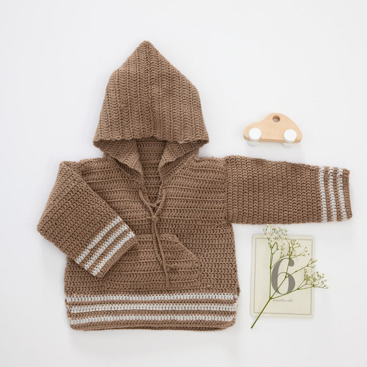 Lana Grossa Pattern Kapuzenpullover für Kinder Häkelanleitung - Lana Grossa (Heft) bei bei bei bei bei bei bei Lieblingsgarn