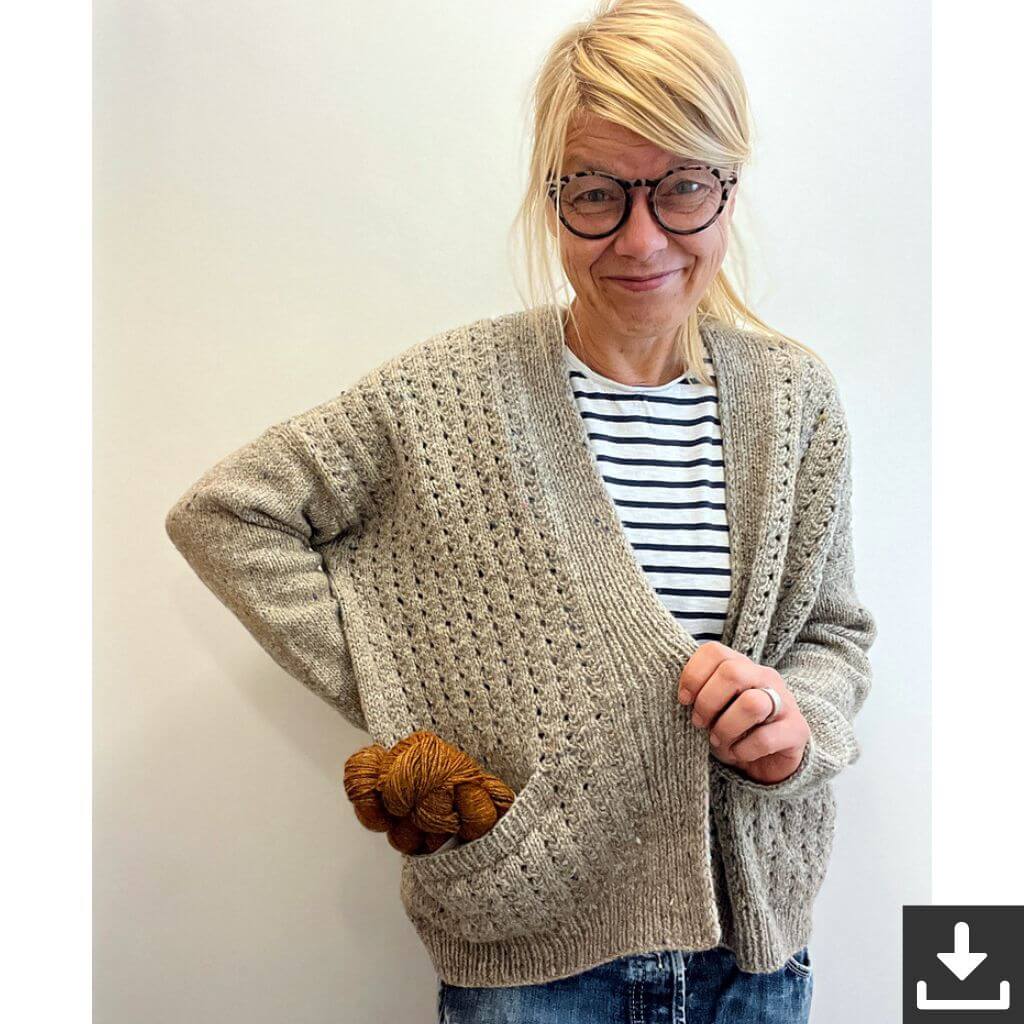 Isabell Kraemer Pattern Cardigan Bottoni Strickanleitung - Isabell Kraemer (PDF) bei bei bei bei Lieblingsgarn