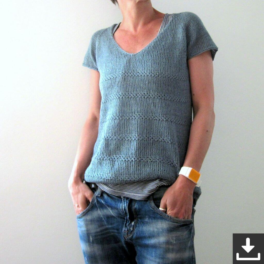 Isabell Kraemer Pattern Shirt Edie Strickanleitung - Isabell Kraemer (PDF) bei bei bei bei bei bei bei bei bei Lieblingsgarn