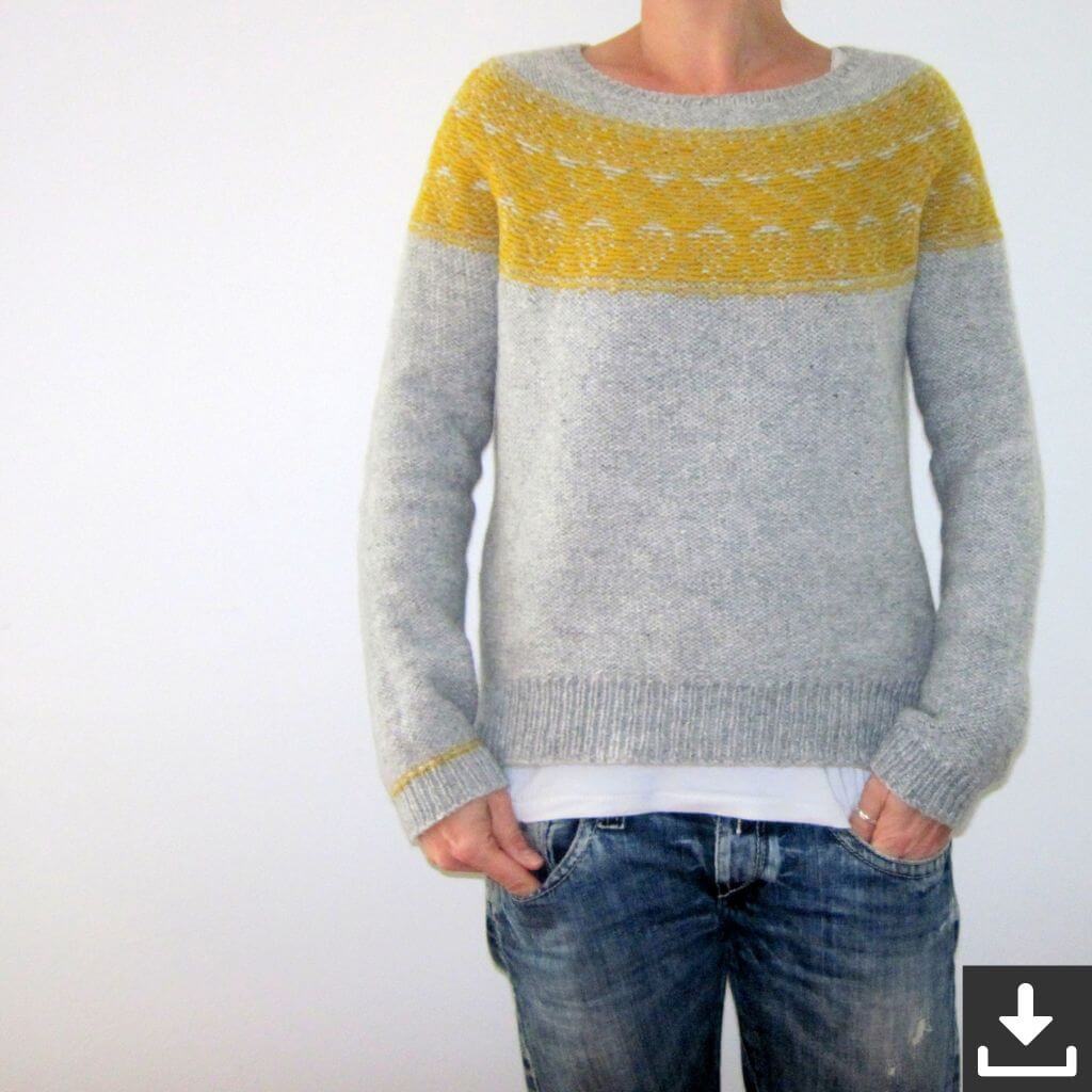 Isabell Kraemer Pattern Pullover Humulus Strickanleitung - Isabell Kraemer (PDF) bei bei bei bei bei bei bei Lieblingsgarn
