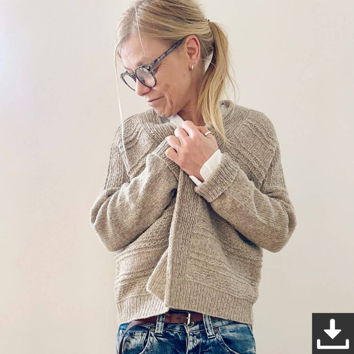 Isabell Kraemer Pattern Cardigan Juttu Strickanleitung - Isabell Kraemer (PDF) bei bei bei bei Lieblingsgarn
