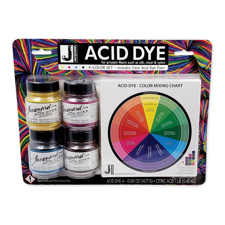 Jacquard Acid Dye 4 Farben Set bei bei bei bei bei bei Lieblingsgarn