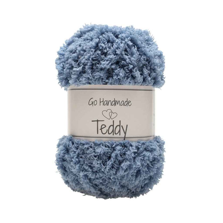Go Handmade Yarn Teddy, Farbe Jeans Blue – Synthetik bei Lieblingsgarn