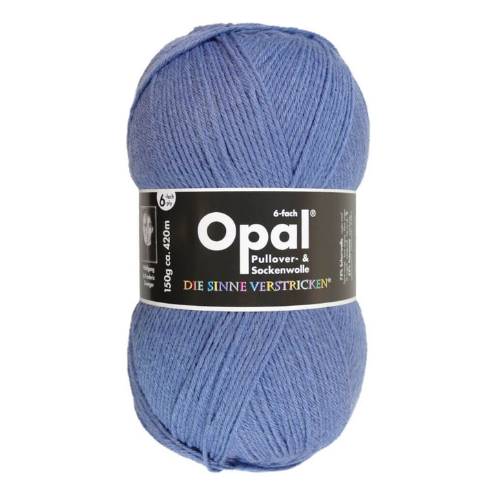 Opal 5307 - Jeansblau Opal Sockenwolle Uni 6-fach 150g Lieblingsgarn