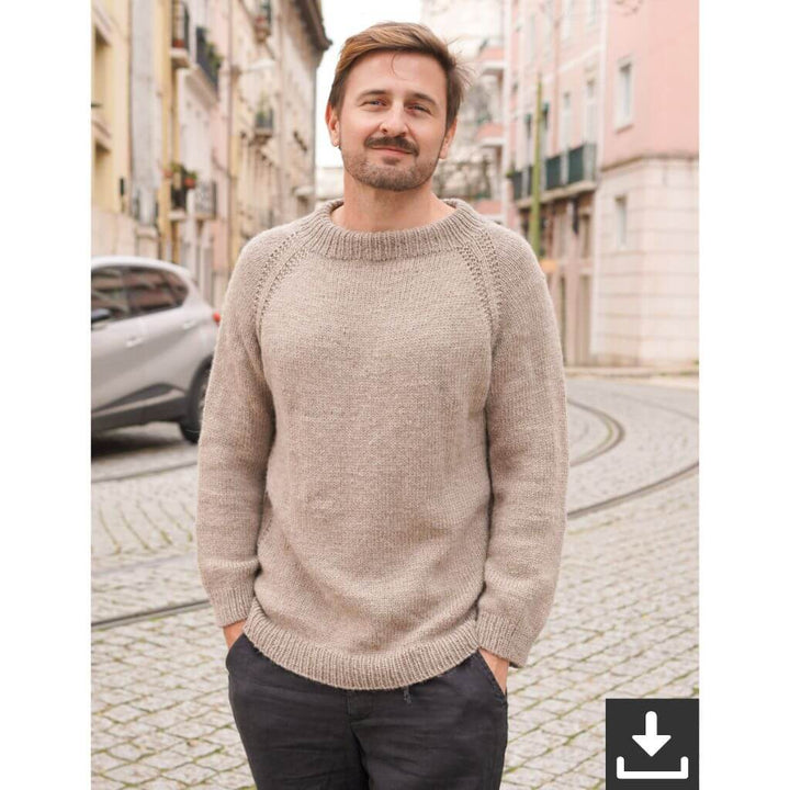 Judith Jelena Pattern Herrenpullover JJ Raglan No. 4 Strickanleitung - Judith Jelena Paus (PDF) bei bei bei bei Lieblingsgarn