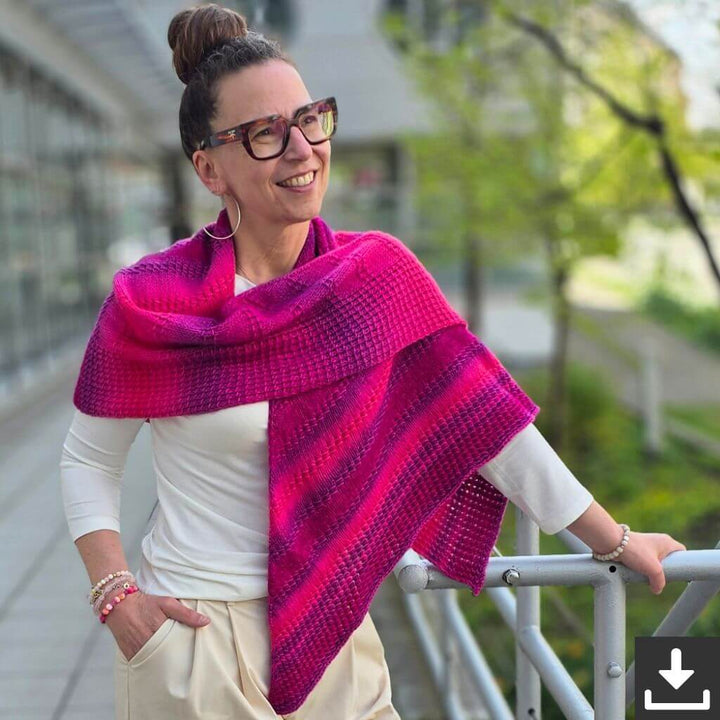 Joél Joél Design Pattern Tuch Halaka Strickanleitung - Joel Joel Design (PDF) bei bei bei bei Lieblingsgarn
