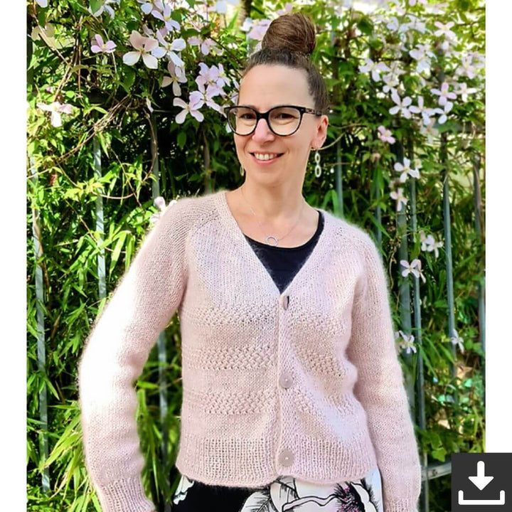 Joel Joel Design Pattern Cardigan Lanina Strickanleitung - Joel Joel Design (PDF) bei bei bei bei Lieblingsgarn