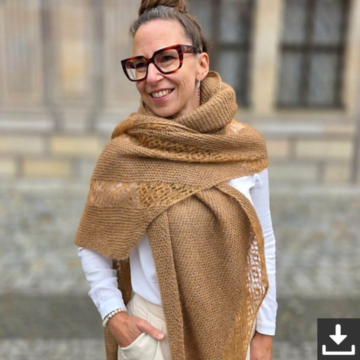 Joel Joel Design Pattern Schal Elua Strickanleitung - Joel Joel Design (PDF) bei bei bei bei Lieblingsgarn