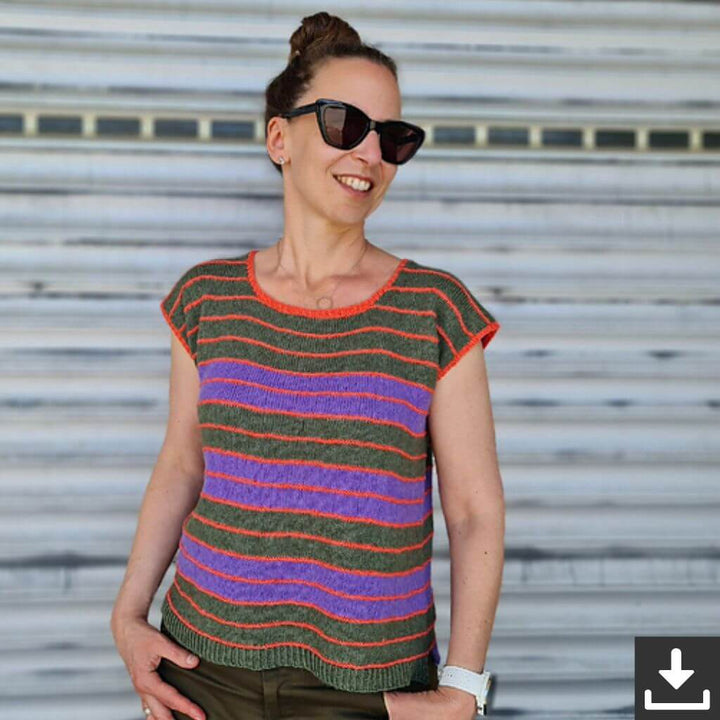 Joel Joel Design Pattern Shirt Kamara Strickanleitung - Joe Joel Design (PDF) bei bei bei bei Lieblingsgarn