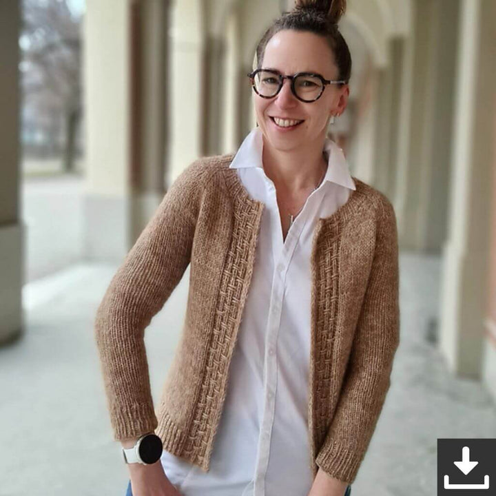 Joel Joel Design Pattern Cardigan Kolina Strickanleitung - Joel Joel Design (PDF) bei bei bei bei Lieblingsgarn