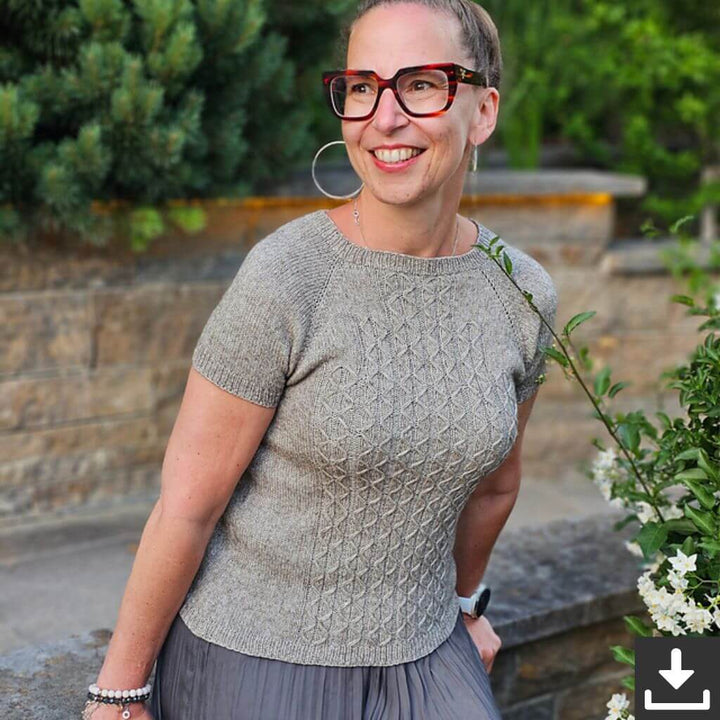 Joel Joel Design Pattern Shirt Kumma Strickanleitung - Joel Joel Design (PDF) bei bei bei bei Lieblingsgarn