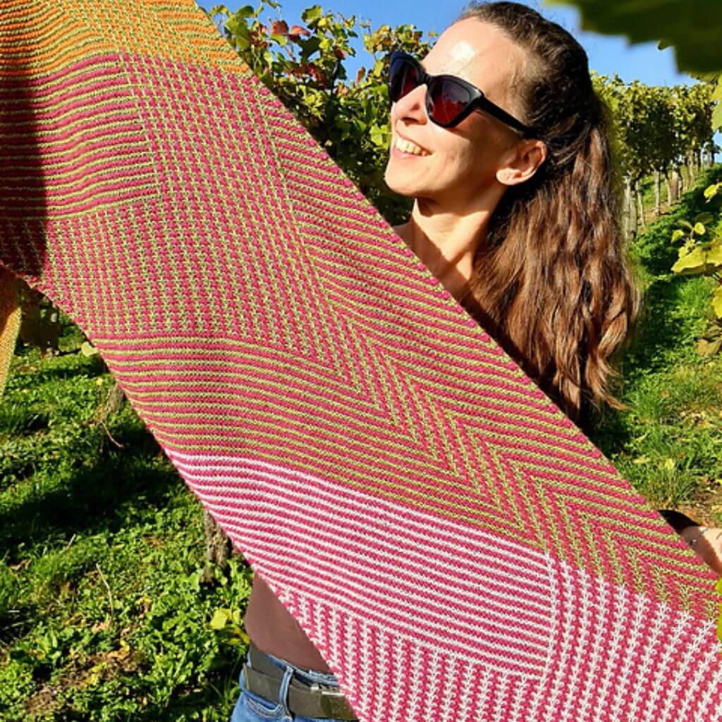 Joel Joel Design Pattern Schal Lisanne Strickanleitung - Joel Joel Design (PDF) bei bei bei bei Lieblingsgarn