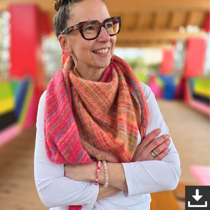 Joel Joel Design Pattern Tuch Malama Strickanleitung - Joel Joel Design (PDF) bei bei bei bei bei bei bei bei Lieblingsgarn