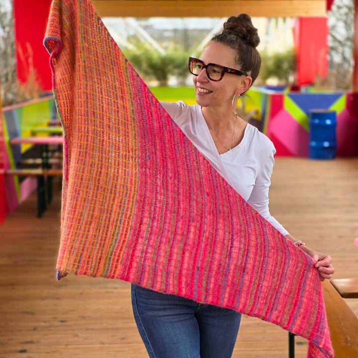 Joel Joel Design Pattern Tuch Malama Strickanleitung - Joel Joel Design (PDF) bei bei bei bei bei bei bei bei Lieblingsgarn