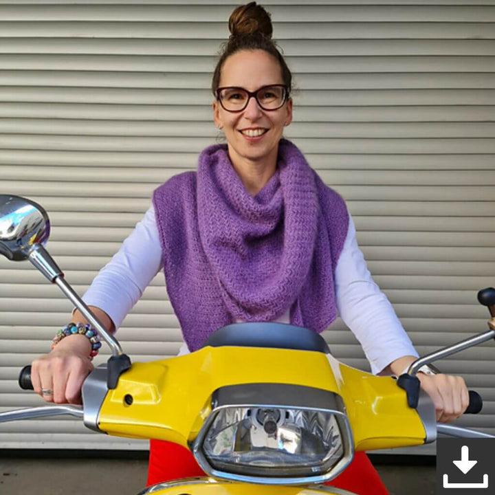 Joel Joel Design Pattern Tuch Meline Strickanleitung - Joel Joel Design (PDF) bei bei bei bei Lieblingsgarn