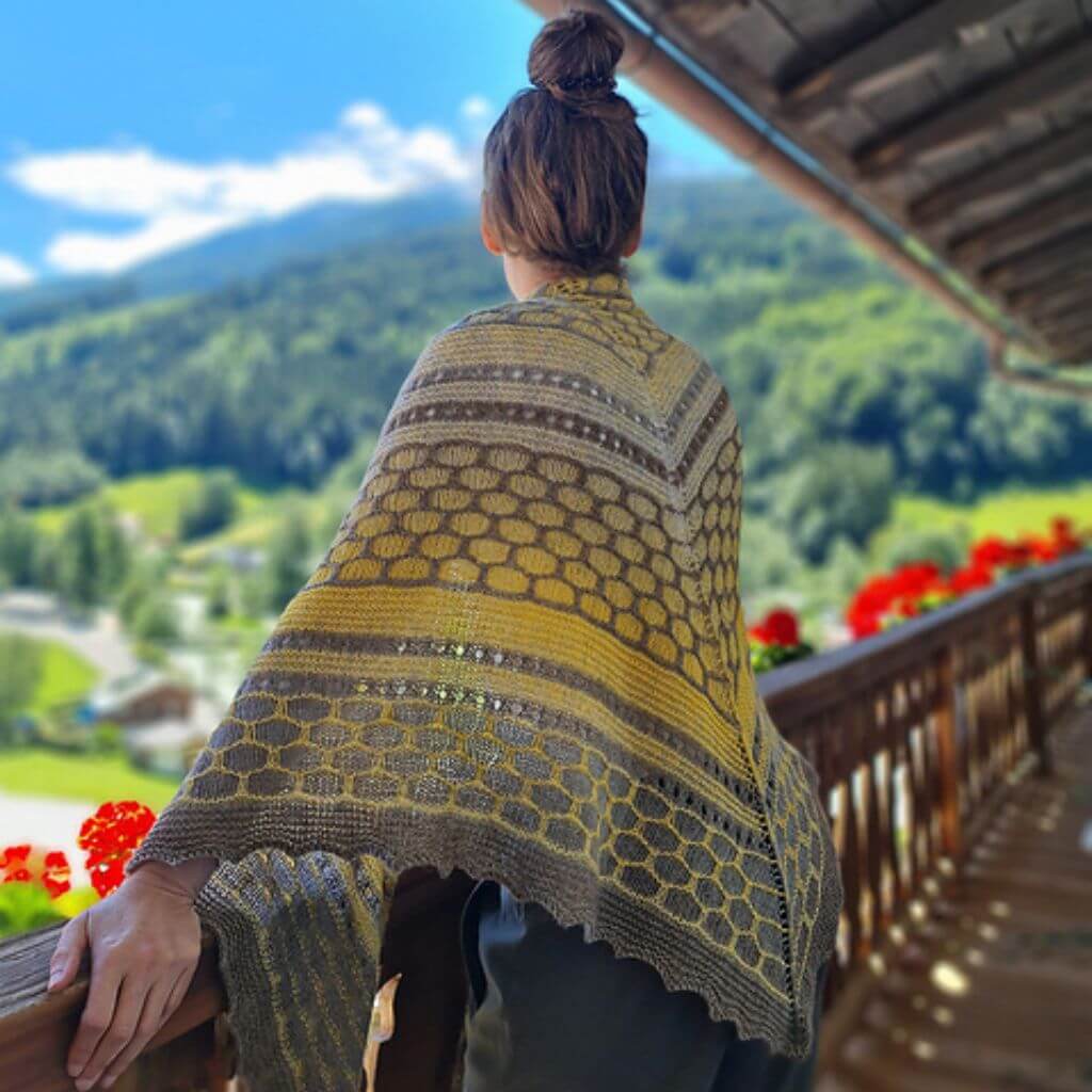 Joel Joel Design Pattern Tuch Philine Strickanleitung - Joel Joel Design (PDF) bei bei bei bei Lieblingsgarn