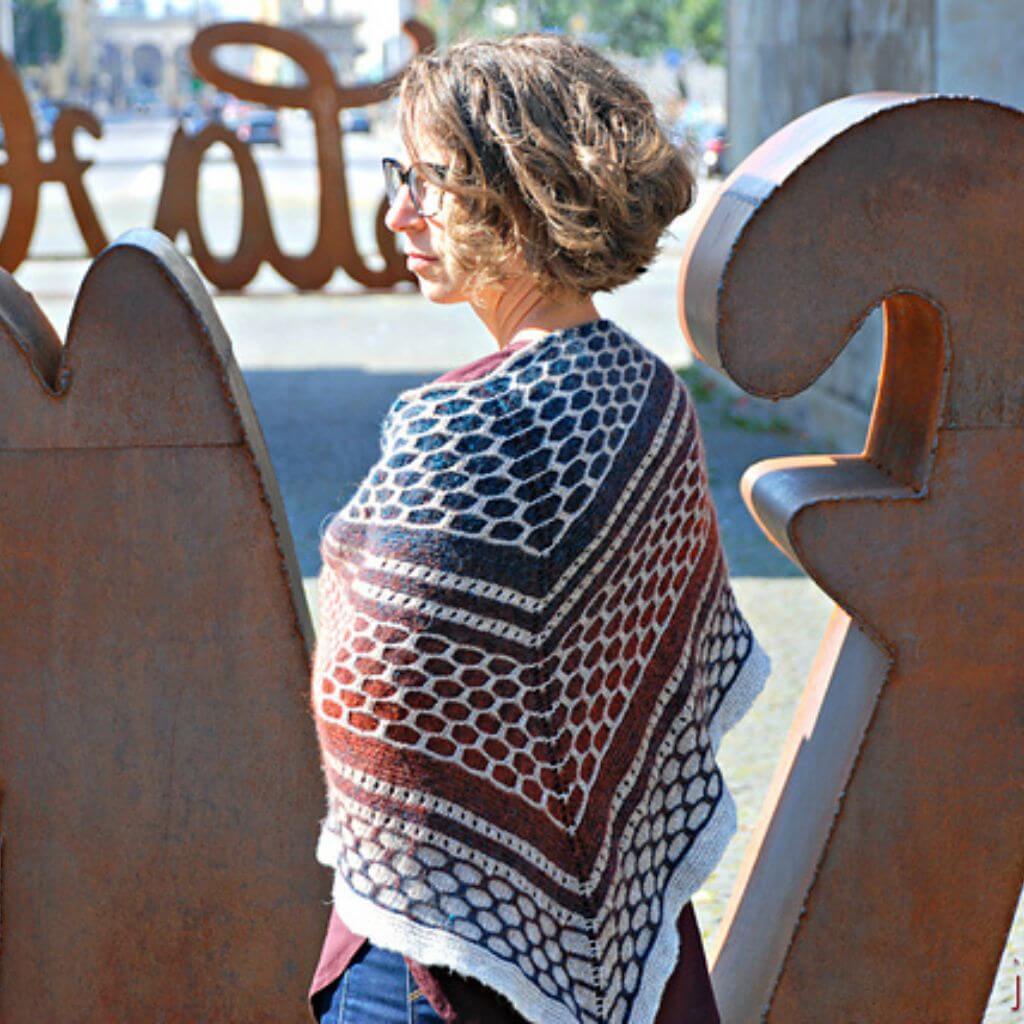 Joel Joel Design Pattern Tuch Philine Strickanleitung - Joel Joel Design (PDF) bei bei bei bei Lieblingsgarn