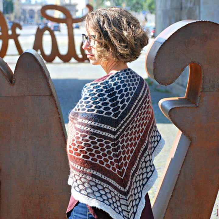 Joel Joel Design Pattern Tuch Philine Strickanleitung - Joel Joel Design (PDF) bei bei bei bei Lieblingsgarn