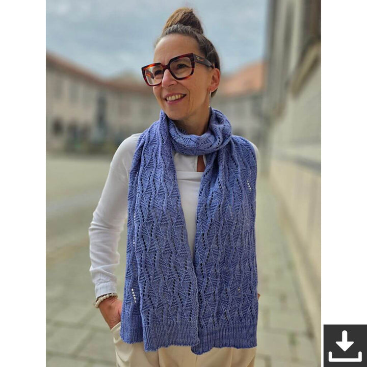 Joel Joel Design Pattern Schal Trillare Strickanleitung - Joel Joel Design (PDF) bei bei bei bei Lieblingsgarn