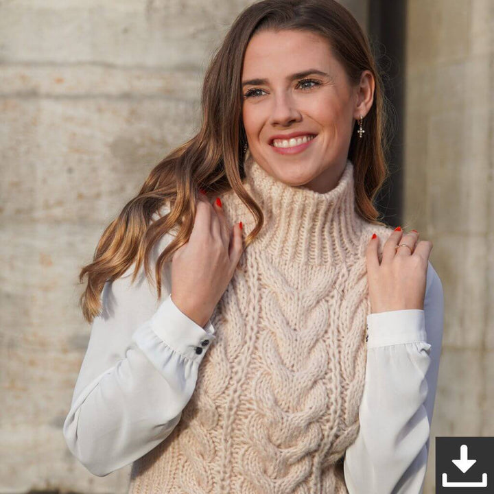 Judith Jelena Pattern Pullunder Graca Slipover Strickanleitung - Judith Jelena (PDF) bei bei bei bei Lieblingsgarn