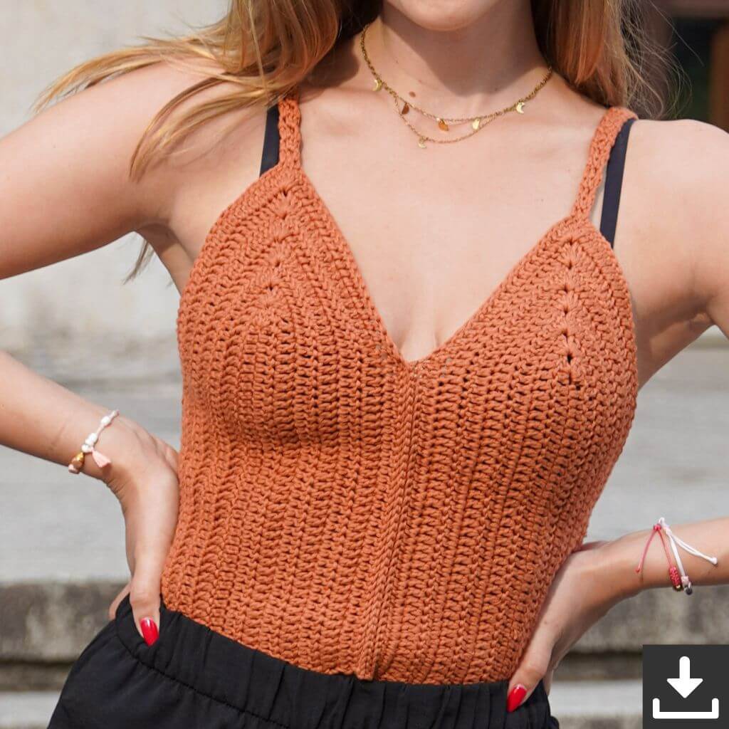 Judith Jelena Pattern Häkeltop EverydaySummer Häkelanleitung - Judith Jelena (PDF) bei bei bei bei Lieblingsgarn