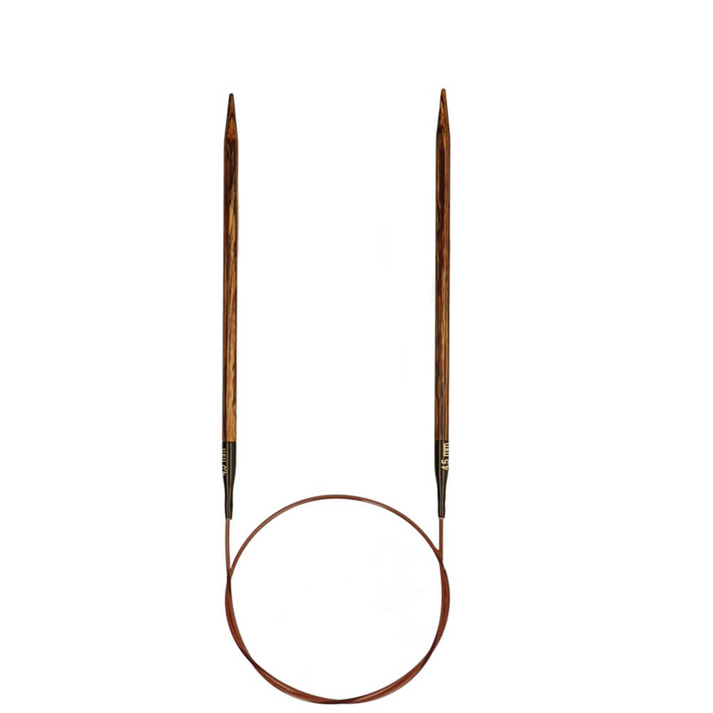 KnitPro Ginger Rundstricknadeln, Farbe 60cm 4,50 mm – Holz bei Lieblingsgarn