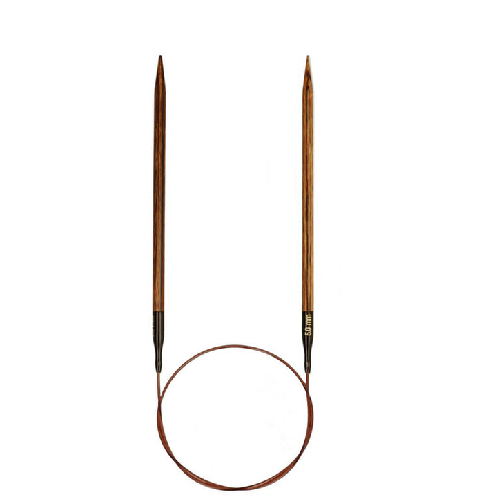 KnitPro Ginger Rundstricknadeln, Farbe 60cm 5,00 mm – Holz bei Lieblingsgarn
